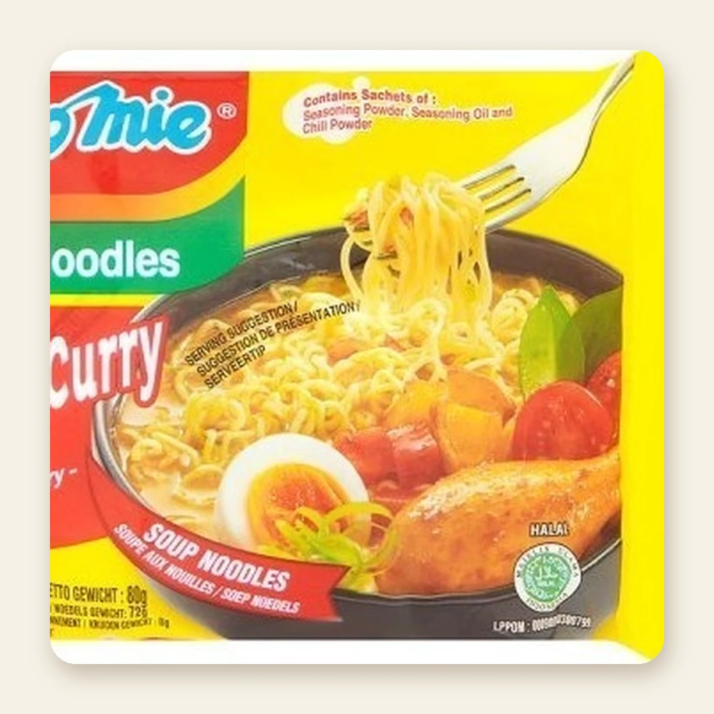 Indomie Chicken Curry Noodles 80g