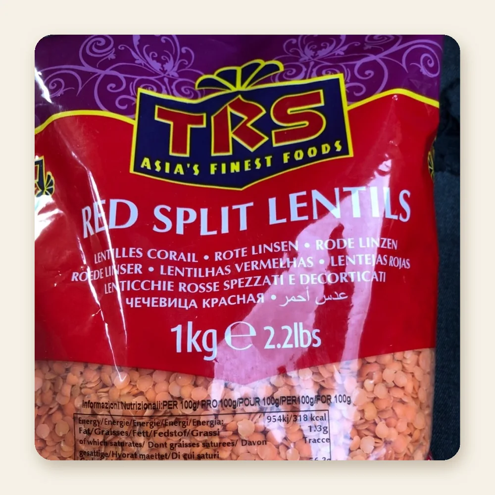 TRS Red Split Lentils (Masoor Dal) 1kg