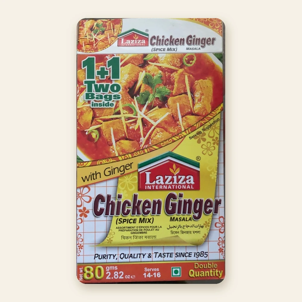 Laziza Chicken Ginger Masala 80g