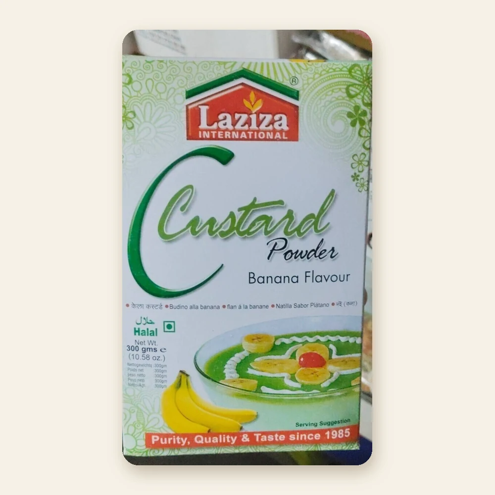 Laziza Banana Custard Powder 300g