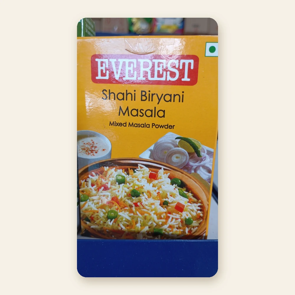 Everest Shahi Biryani Masala 50g